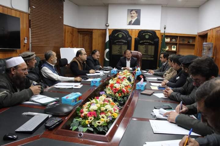 سیکریٹری داخلہ گلگت بلتستان کیپٹن ( ر) علی اصغر کی زیر صدارت اعلی سطحی اجلاس میں